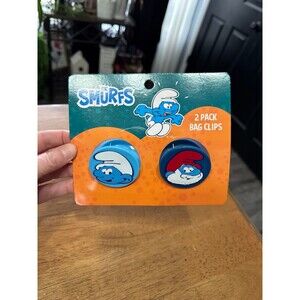 Smurf chip clips set of 2